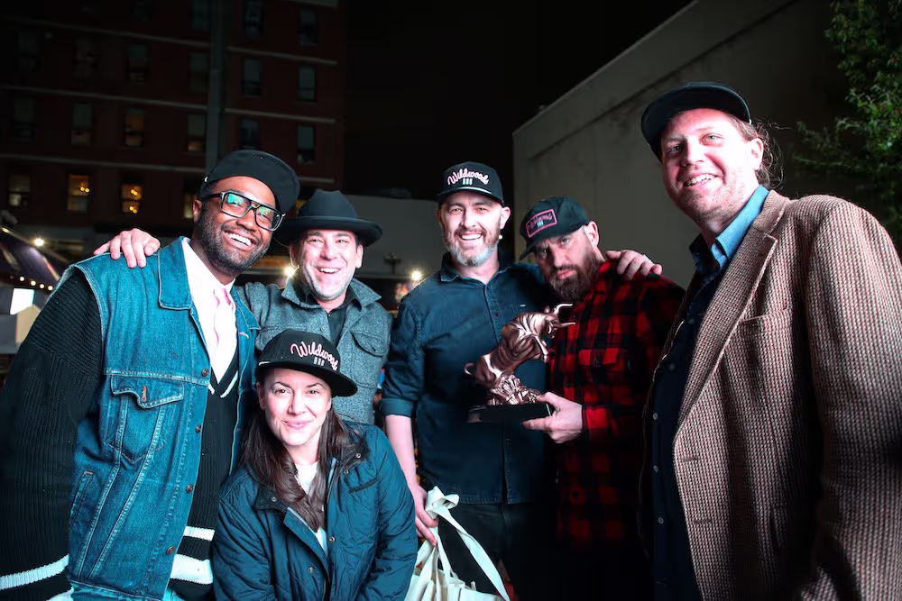 The Wildwoods BBQ team won Brisket King NYC 2023. (Photo by Anthony Scerri / Smoke Sweats)